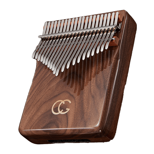 Qiangu Kalimba 21-клавішне пальчикове фортепіано з чорного горіха, дерев'яна коробка, дитячий різдвяний подарунок на день народження, музичний інструмент - зображення 9