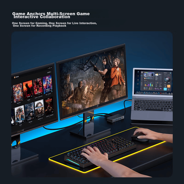 Док-станция расширения Acer Type-C с двумя портами HDMI и конвертером для зеркального отображения трех экранов HUB3.0 Hub PD100W, совместимая с ноутбуками Huawei на Android и другими устройствами расширения. - изображение 6