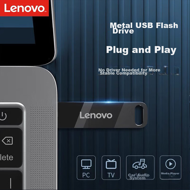Флеш память USB Lenovo SX1 32GB USB 3.2 Gen1 - изображение 3