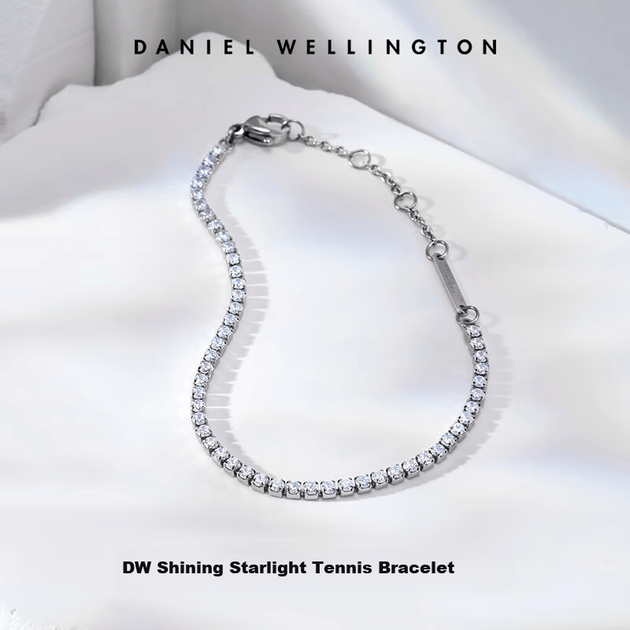 Тенісний браслет Daniel Wellington DW Ma Sichun Edition Starlight Silver Fashion Luxury DW386 - зображення 4