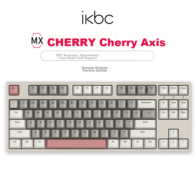 Клавиатура беспроводная ikbc W200 Cherry MX Red Wireless Grey - изображение 3