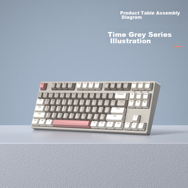Клавиатура беспроводная ikbc W200 Cherry MX Red Wireless Grey - изображение 7