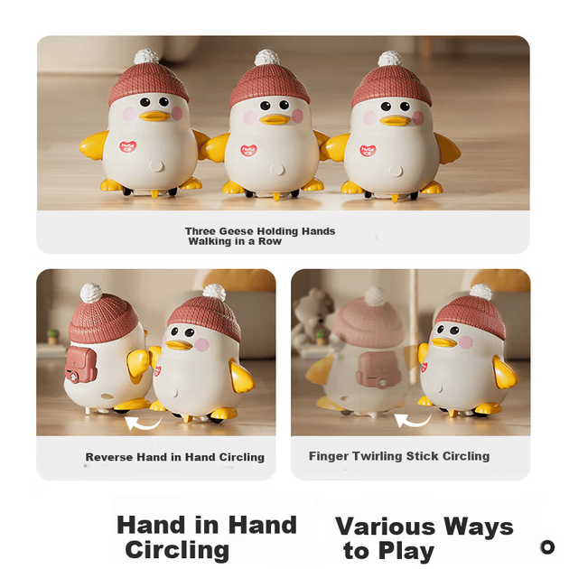 Игрушка для раннего развития HUILE TOYS Мама Гусыня и гусята - изображение 11