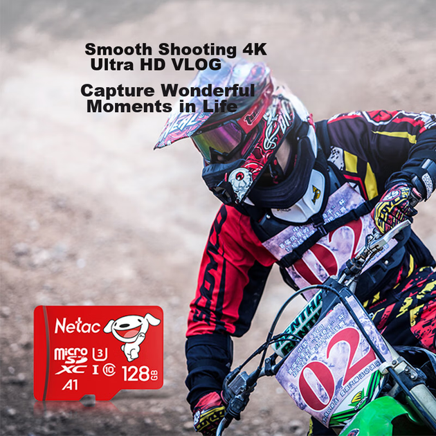 Карта памяти Netac JOYPro microSDXC 128GB UHS-I U3 V30 A1 Class 10 - изображение 8