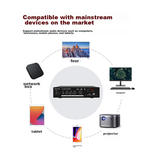 Колонки потолочные Newmine R12 комплект с усилителем Bluetooth для дома и офиса - изображение 7