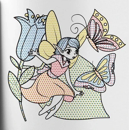 Книга «Водяні розмальовки. Феї та Ельфи» - Фото 3 Книга «Водяні розмальовки. Феї та Ельфи» - зображення 3