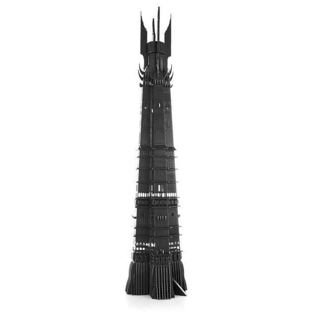 Металевий 3D конструктор "Володар перснів Башта Ортханк", Metal Earth, ICX236 - Фото 6 Металевий 3D конструктор "Володар перснів Башта Ортханк", Metal Earth, ICX236 - изображение 6
