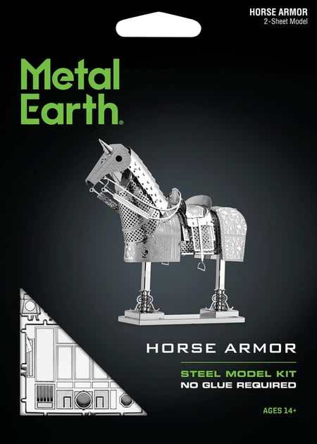 Металевий 3D конструктор "Зброя бойового коня", Metal Earth, MMS143 - изображение 7