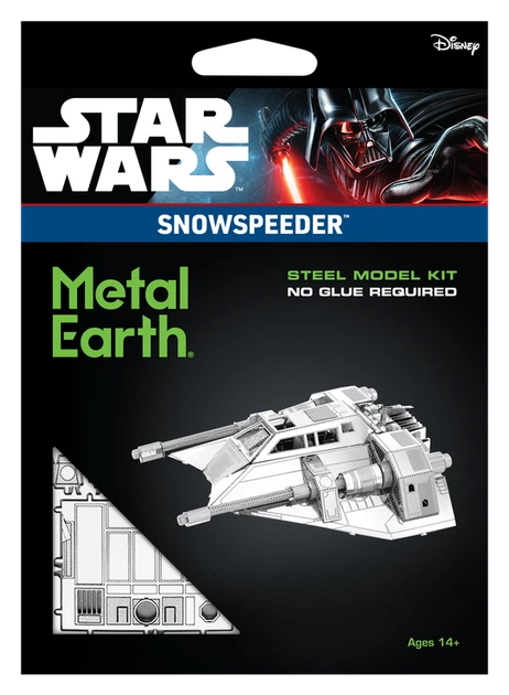 Металевий 3D конструктор "Космічний корабель Star Wars Snowspeeder", Metal Earth, MMS258 - изображение 7