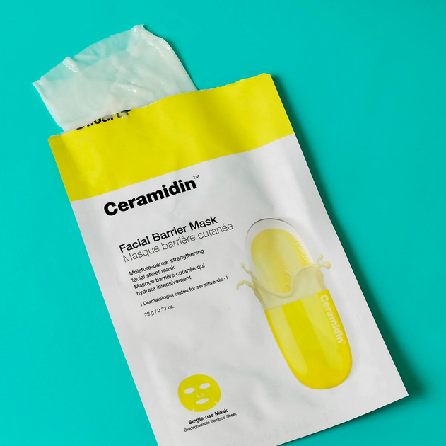 Тканевая маска для лица Dr.Jart+ Ceramidin Facial Barrier Mask 22 г - зображення 3