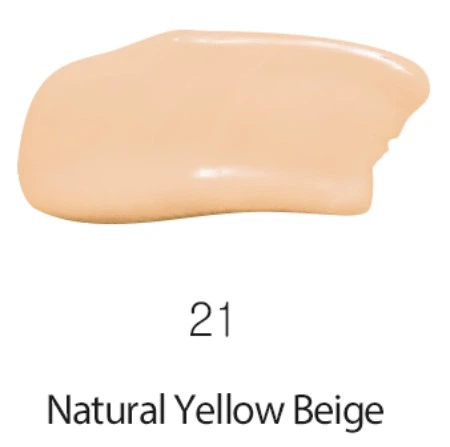 Тональный кушон с веганским коллагеном Derma Factory Vegan Collagen Cushion № 21 Natural Yellow Beige (15 г) - зображення 2