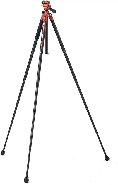 Fotopro X-Aircross 3 Lite Video карбоновый штатив 1.03 кг 154 см жидкостная головка Quick Lock для камеры и смартфона - изображение 5