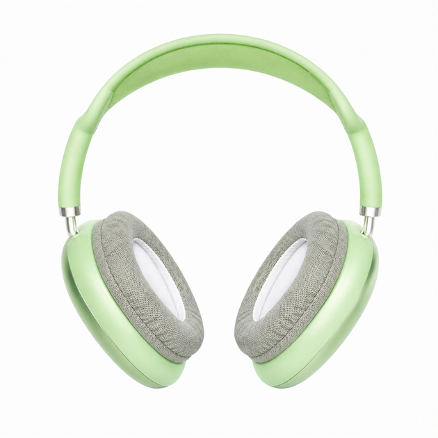 Накладные беспроводные наушники P9 мятно-зеленые Bluetooth 5.0 с микрофоном складные стерео для ПК iOS Android - изображение 3