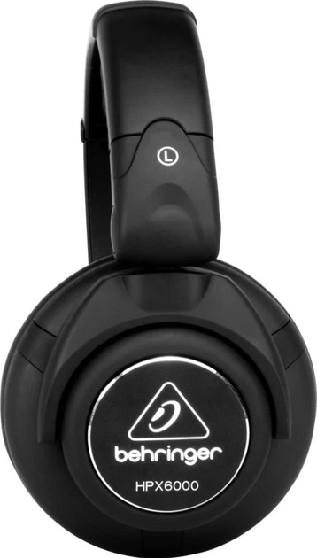 Słuchawki Behringer HPX6000 Profesjonalne słuchawki DJ-skie Zamknięte (5056141331201) - Zdjęcie 3 Słuchawki Behringer HPX6000 Profesjonalne słuchawki DJ-skie Zamknięte (5056141331201) - obraz 3