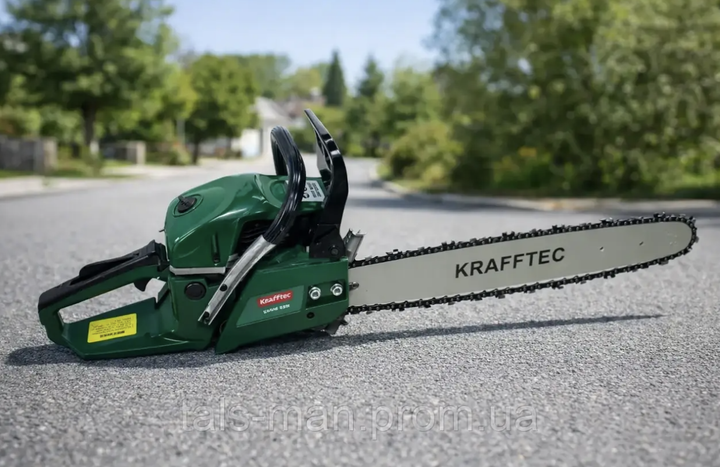 Бензинова ланцюгова пила KRAFFTEC 58 см³, 6500 Вт - зображення 8