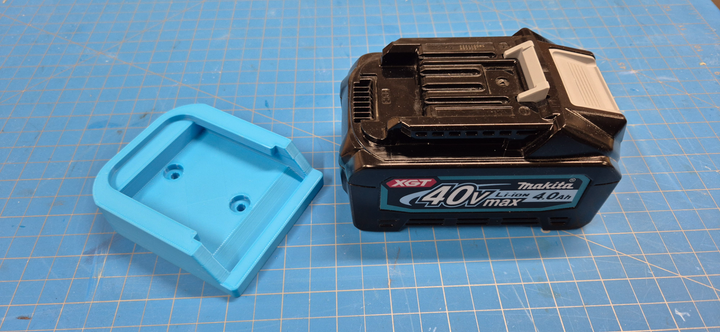 3д печать Настенные держатели для аккумуляторов, Makita XGT 40v - Фото 1 3д печать Настенные держатели для аккумуляторов, Makita XGT 40v - изображение 1