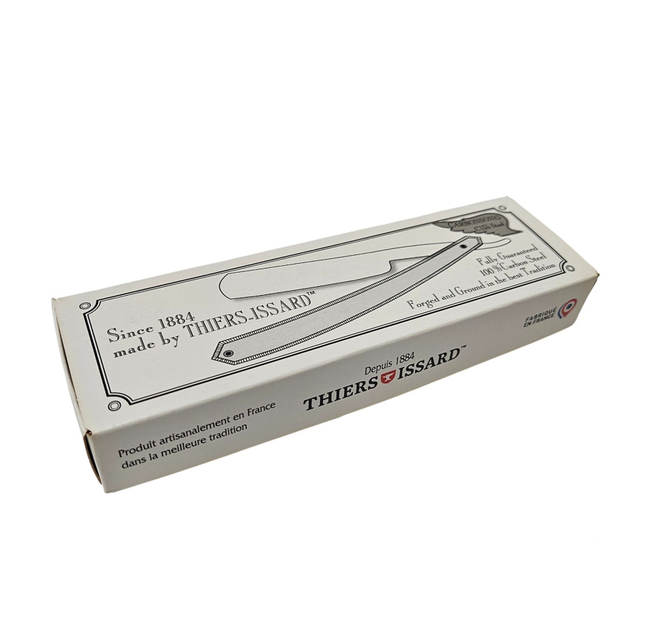 Небезпечна бритва Thiers Issard Sheep and Wolf 5/8 "Real Black Cow Horn SING-5/8-889-CN-LOUBEL-D-NR - зображення 6