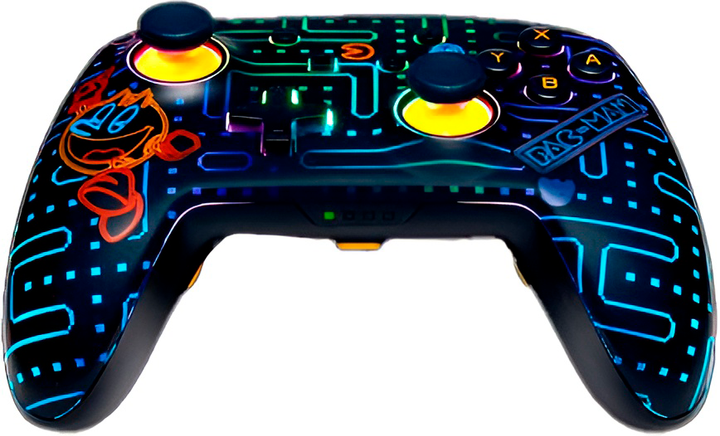 Kontroler PowerA Nintendo Switch Enhanced Wireless Controller PAC-MAN Neon Arcade (0617885141515) - Zdjęcie 5 Kontroler PowerA Nintendo Switch Enhanced Wireless Controller PAC-MAN Neon Arcade (0617885141515) - obraz 5