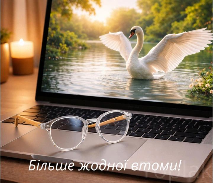 Очки для компьютера Blue Light антибликовые без диоптрий унисекс Zenottic прозрачные 2100152 - изображение 3