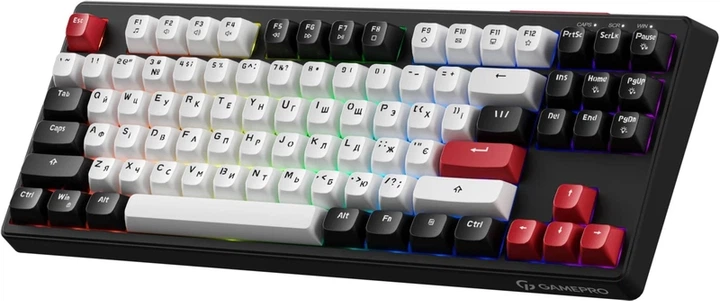 Клавіатура GamePro GK580 ENG/UKR Black - зображення 3