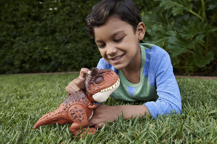 Інтерактивний Динозавр Карнотавр Торо Світ Юрського Періоду Jurassic World Carnotaurus Toro Mattel HBY85 - Фото 9 Інтерактивний Динозавр Карнотавр Торо Світ Юрського Періоду Jurassic World Carnotaurus Toro Mattel HBY85 - зображення 9