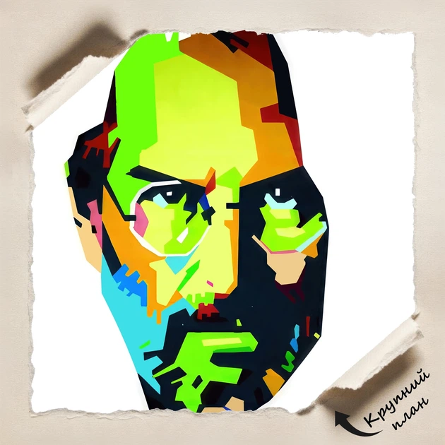 Постер Стив Джобс, Steve Jobs, поп-арт, A3 30×42 см (id6939) - изображение 4