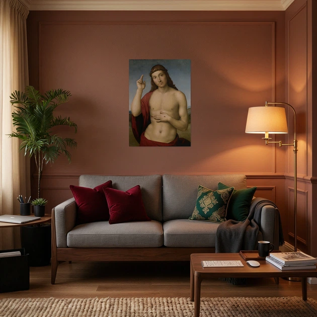 Постер Благословение Христа, Рафаэль, Raphael Santi, Christ Blessing , A3 42×30 см (id6957) - изображение 2