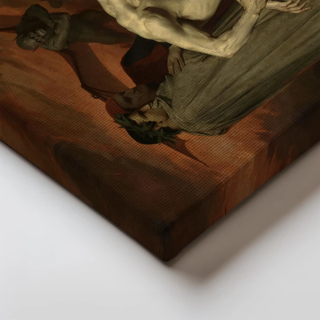Интерьерная картина Данте і Вергілій у пеклі, Вільям Бугро, Bouguereau, Dante and Virgil in Hell, 37×30 см (id6991) - изображение 3