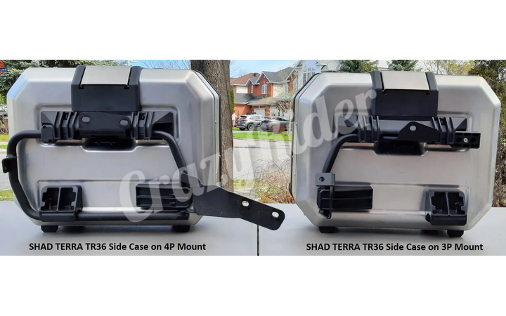 Боковые кофры SHAD TR36 алюминиевые 2х36 л - изображение 6