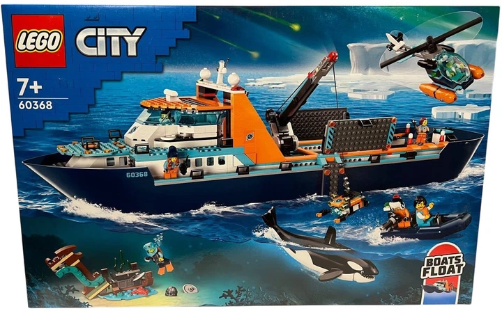 Zestaw klocków LEGO City Łódź badacza Arktyki 815 elementów (60368) (955555918166651) - Outlet - obraz 2