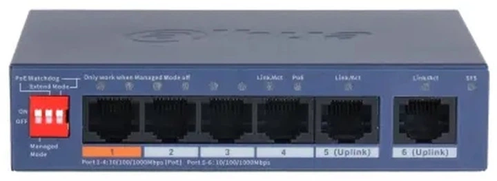 Switch Dahua CS4006-4GT-60-V2 - Zdjęcie 2 Switch Dahua CS4006-4GT-60-V2 - obraz 2