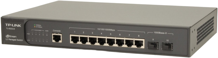 Комутатор TP-LINK TL-SG3210 8xGE 2xSFP (1210002611862) - Фото 1 Комутатор TP-LINK TL-SG3210 8xGE 2xSFP (1210002611862) - зображення 1