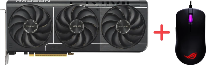 Видеокарта ASUS PCI-Ex Radeon RX 9060 XT Prime OC Edition 16GB