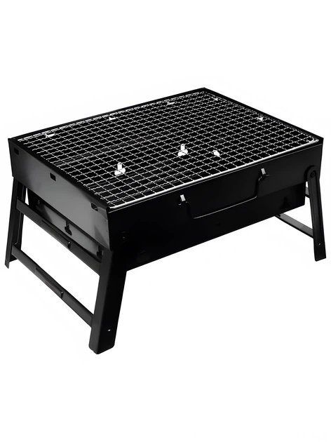 Мангал складний барбекю портативний гриль BBQ жароміцний з нержавіючої сталі Universal - зображення 2