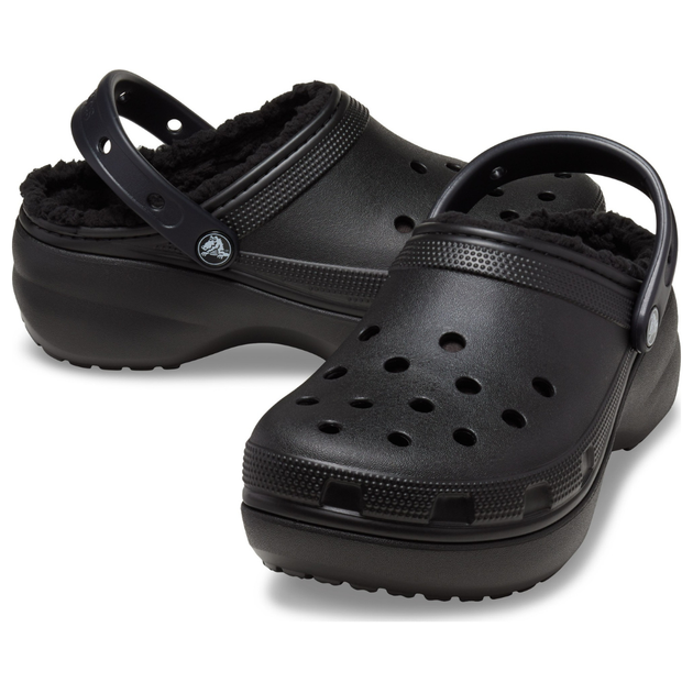 Зимові сабо на високій платформі Crocs Classic Platform Lined Clog 38-39 р 24.3-24.8 см Чорні 207938 M6/W8 Black - Фото 3 Зимові сабо на високій платформі Crocs Classic Platform Lined Clog 38-39 р 24.3-24.8 см Чорні 207938 M6/W8 Black - зображення 3