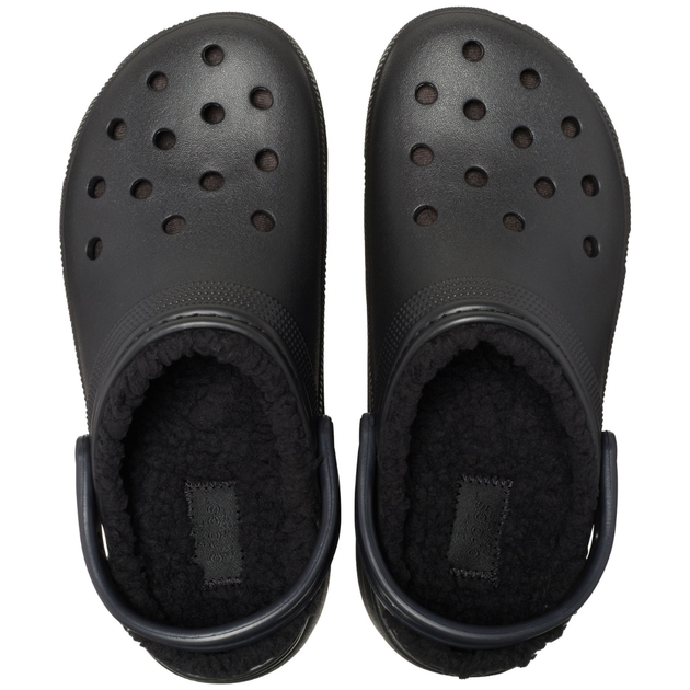 Зимові сабо на високій платформі Crocs Classic Platform Lined Clog 38-39 р 24.3-24.8 см Чорні 207938 M6/W8 Black - Фото 4 Зимові сабо на високій платформі Crocs Classic Platform Lined Clog 38-39 р 24.3-24.8 см Чорні 207938 M6/W8 Black - зображення 4