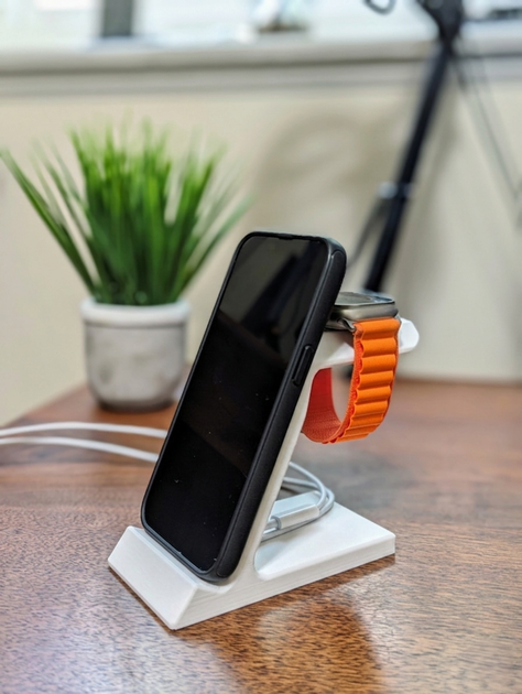 Настільна док-станція для iPhone та Apple Watch - Фото 1 Настільна док-станція для iPhone та Apple Watch - изображение 1