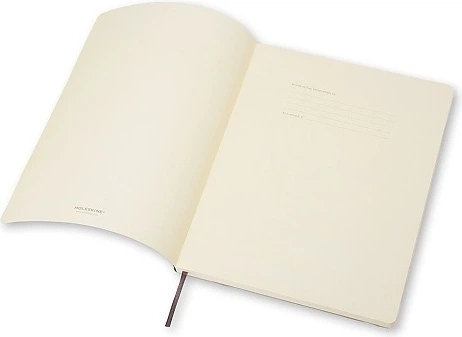 Notes Moleskine Classic XL Czarny w kratkę 19 x 25 cm 192 strony (9788883707247) - obraz 3