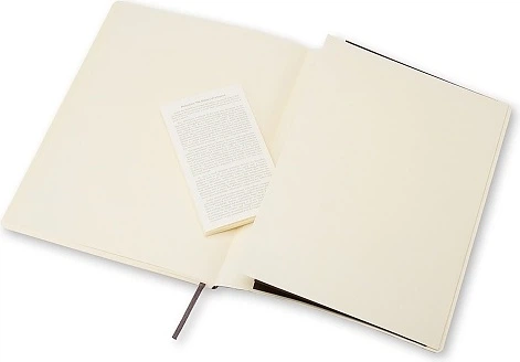 Notes Moleskine Classic XL Czarny w kratkę 19 x 25 cm 192 strony (9788883707247) - obraz 4