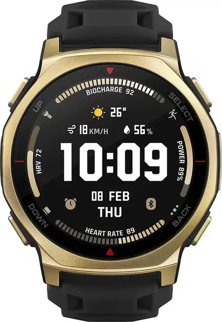Smartwatch Amazfit T-Rex 3 Pro Black-Gold (W2548GL1N) - Zdjęcie 2 Smartwatch Amazfit T-Rex 3 Pro Black-Gold (W2548GL1N) - obraz 2