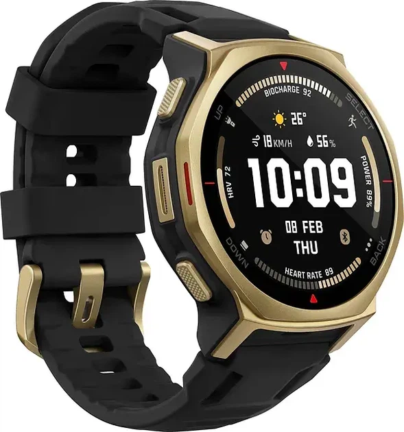 Смарт-часы Amazfit T-Rex 3 Pro Black-Gold (W2549GL1N) - изображение 3