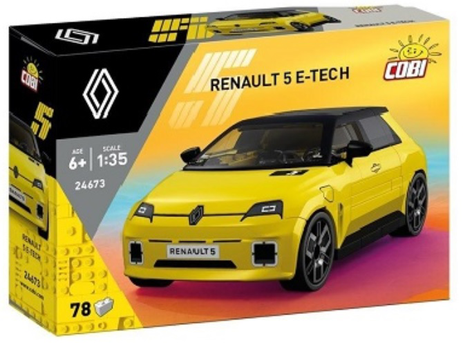 Конструктор Cobi Renault 5 E-TECH 78 елементів 24673 (5902251246730) - зображення 2