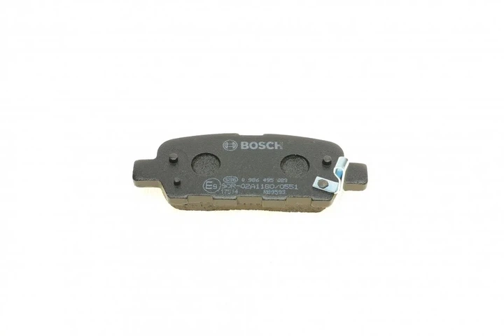 Комплект гальмівних колодок BOSCH 0 986 495 089 Nissan X-Trail, Teana, Qashqai, Juke, Altima, Murano, Pathfinder, Tiida, Leaf; Infiniti G, FX, EX, M; Suzuki Grand Vitara; Renault Kaleos 440608H3X5, AY060NS030, 410601408R - изображение 3