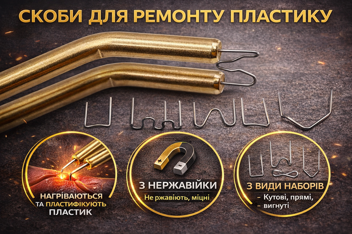 Горячий степлер H50 220В с набором скоб термостеплер для ремонта пластика, бамперов и пайки трещин - Фото 2 Горячий степлер H50 220В с набором скоб термостеплер для ремонта пластика, бамперов и пайки трещин - изображение 2