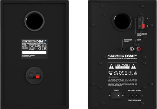 Студійні монітори Reloop DSM-3 BT (4043034170352) - Фото 3 Студійні монітори Reloop DSM-3 BT (4043034170352) - зображення 3