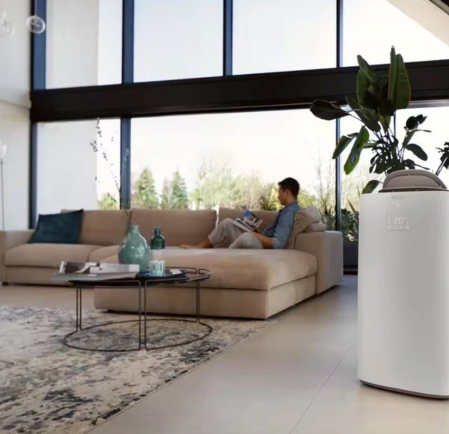 Мобільний кондиціонер De’Longhi Pinguino GentleJet Pac AP120 GentleJet Biały - Фото 6 Мобільний кондиціонер De’Longhi Pinguino GentleJet Pac AP120 GentleJet Biały - зображення 6
