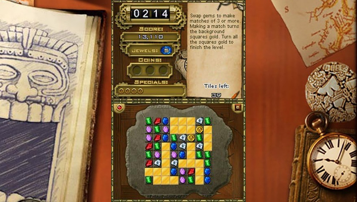 Гра Nintendo DS Jewel Quest Mysteries: Curse of the Emerald Tears Англійська Версія Б/У - зображення 4