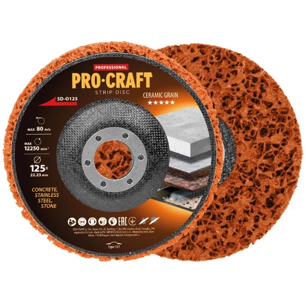 Диск зачисний кораловий PROCRAFT SD-O125 (SDO125) - Фото 1 Диск зачисний кораловий PROCRAFT SD-O125 (SDO125) - зображення 1