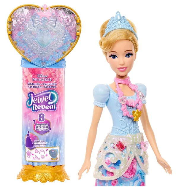 Лялька Mattel Disney Princess Fashion Dolls Попелюшка зі скринькою для прикрас (JHL50) (194735334674) - зображення 3