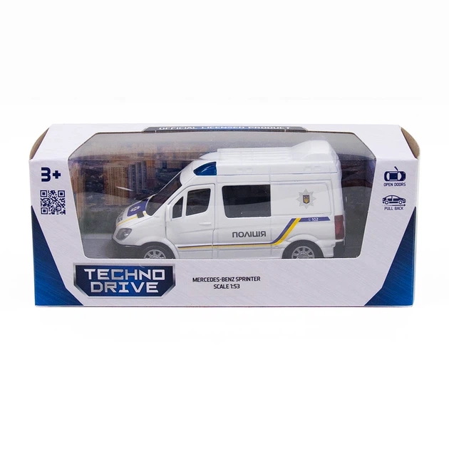 Автомодель - MERCEDES-BENZ SPRINTER ПОЛІЦІЯ - Фото 3 Автомодель - MERCEDES-BENZ SPRINTER ПОЛІЦІЯ - изображение 3